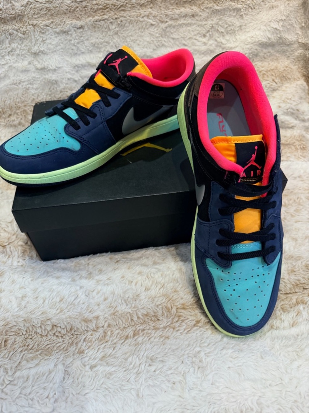Nike Air Jordan 1 Low FlyEase - multi color rare